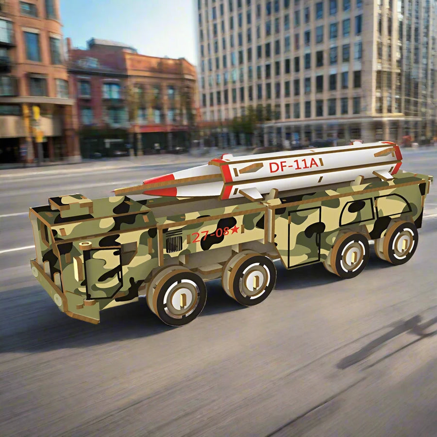 Missile Transporter DongFeng 11A - La Maquette en Bois®