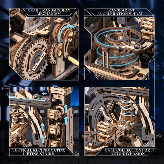 Usine Marbre Night City - La Maquette en Bois