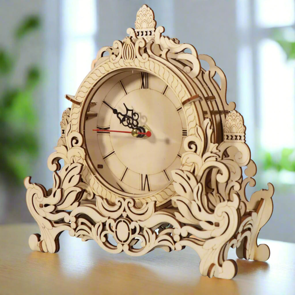Horloge Baroque Royale - La Maquette en Bois®