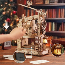 Charger l&#39;image dans la galerie, Imprimerie Mécanique Steampunk - La Maquette en Bois®
