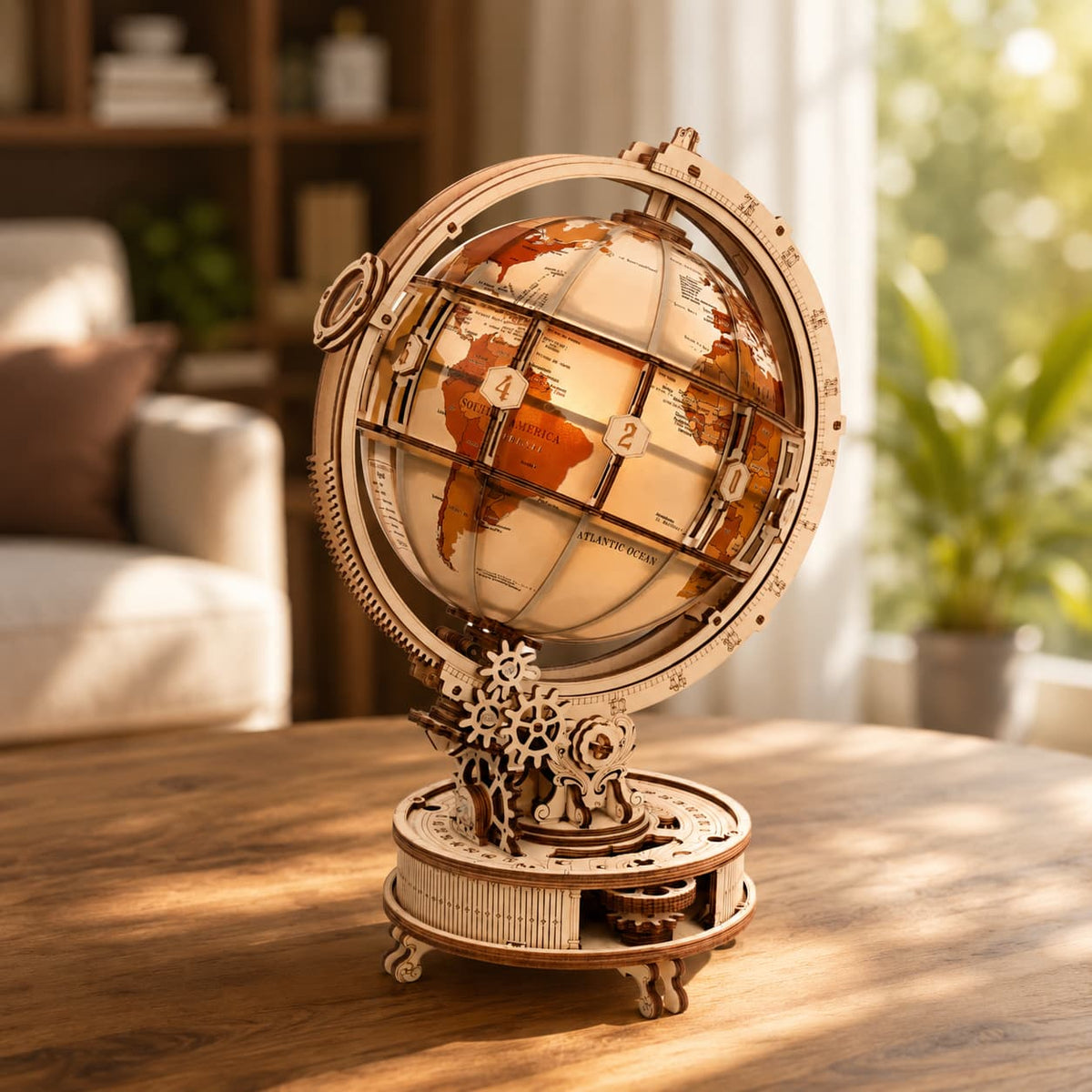 Globe lumineux électrique - La Maquette en Bois®