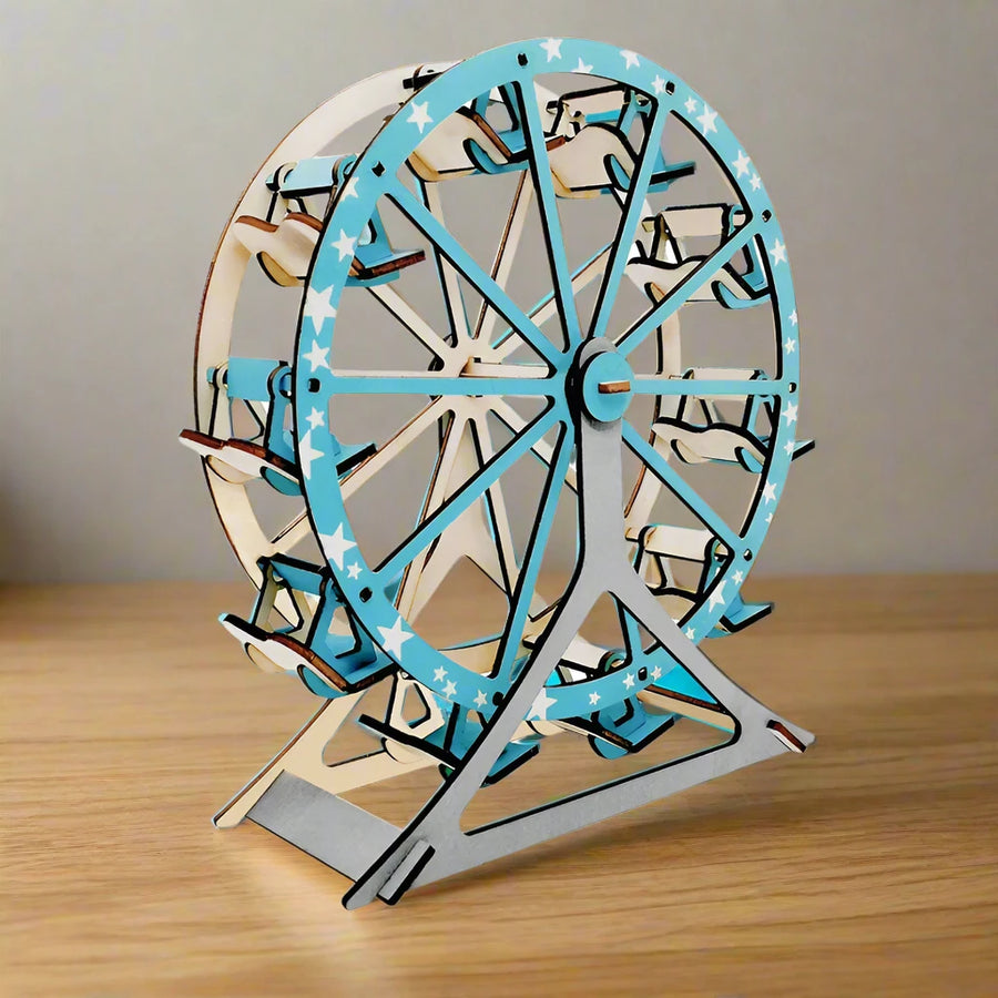 La Grande Roue Colorée - La Maquette en Bois®