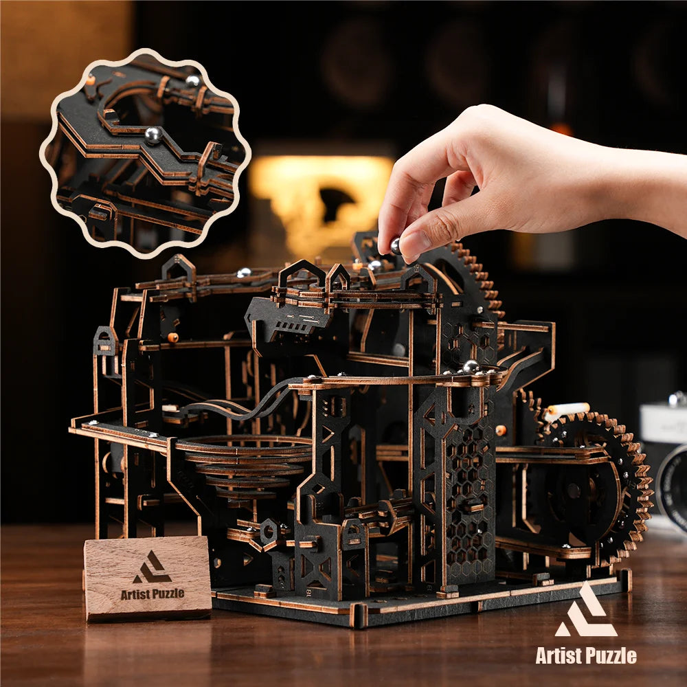 Magic Castle Noire - La Maquette en Bois®