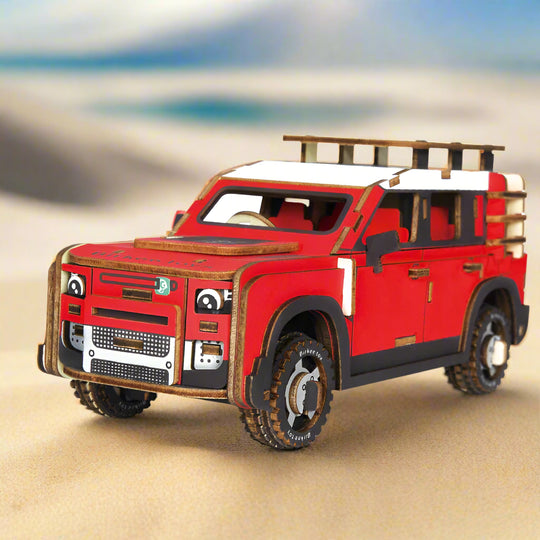 Puzzle 3D SUV Tout-Terrain en Bois