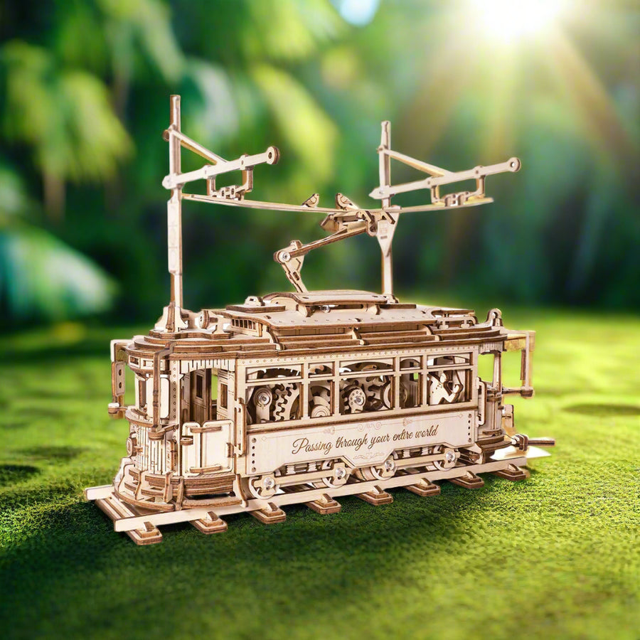 Tramway Mécanique Vintage - La Maquette en Bois®