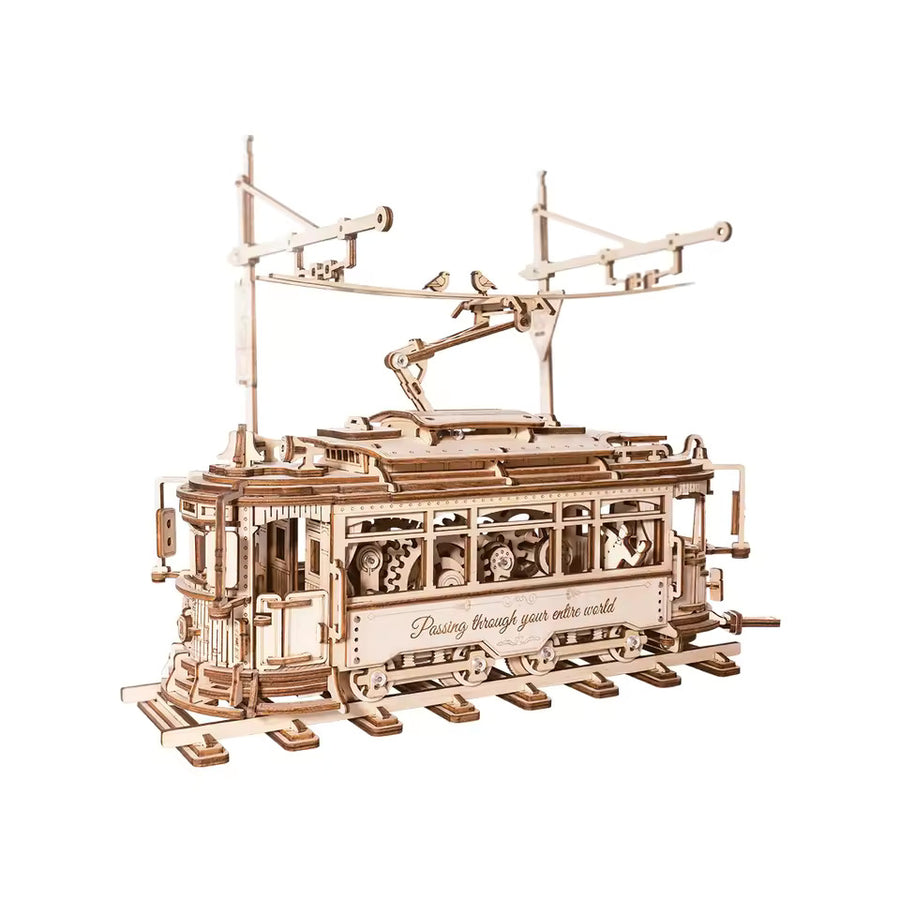 Tramway Mécanique Vintage - La Maquette en Bois®