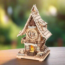Charger l&#39;image dans la galerie, Chalet Horloge Coucou Enchanté - La Maquette en Bois®
