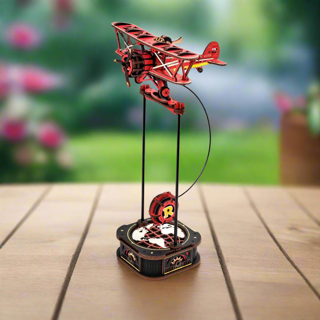 Biplan à Équilibre Variable - La Maquette en Bois®
