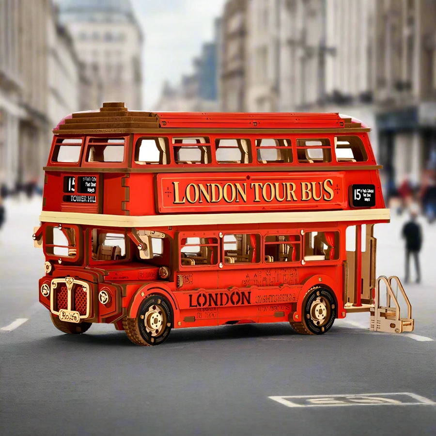 Puzzle 3D Le Routemaster de Londres en Bois