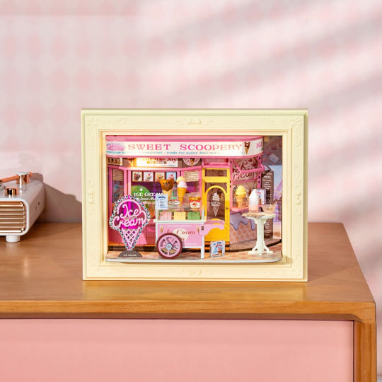 Le Glacier Sweet Scoopery - La Maquette en Bois®
