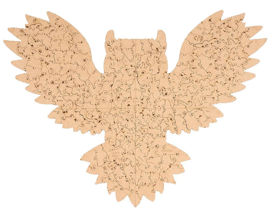 Chouette Mécanique Azur - La Maquette en Bois®