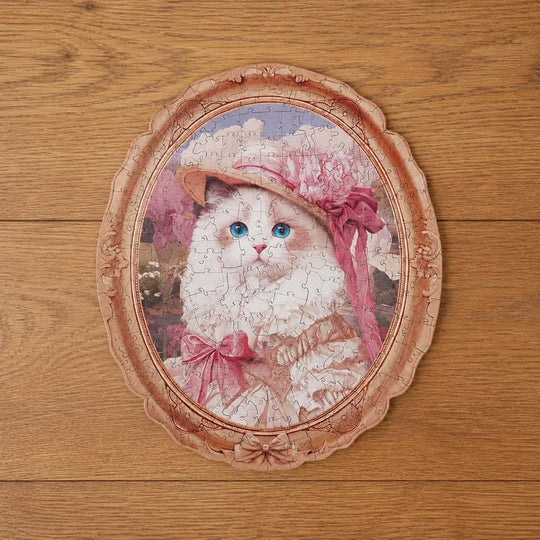 Le Portrait de Mademoiselle Chat - La Maquette en Bois®