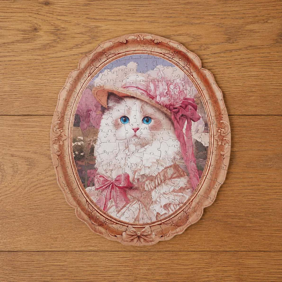 Le Portrait de Mademoiselle Chat - La Maquette en Bois®