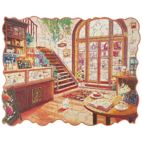 Le Café des Neiges - La Maquette en Bois®