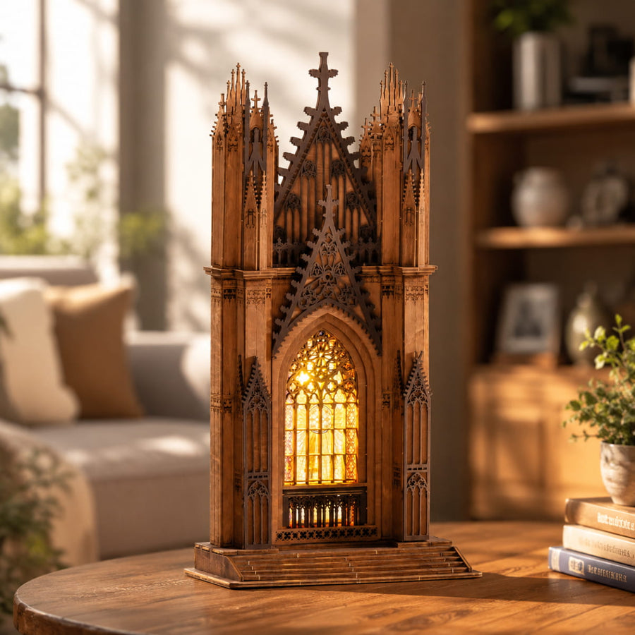 La Cathédrale des Tours Jumelles - La Maquette en Bois®