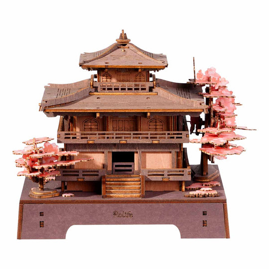 Le Pavillon de l'Aube Rose - La Maquette en Bois®
