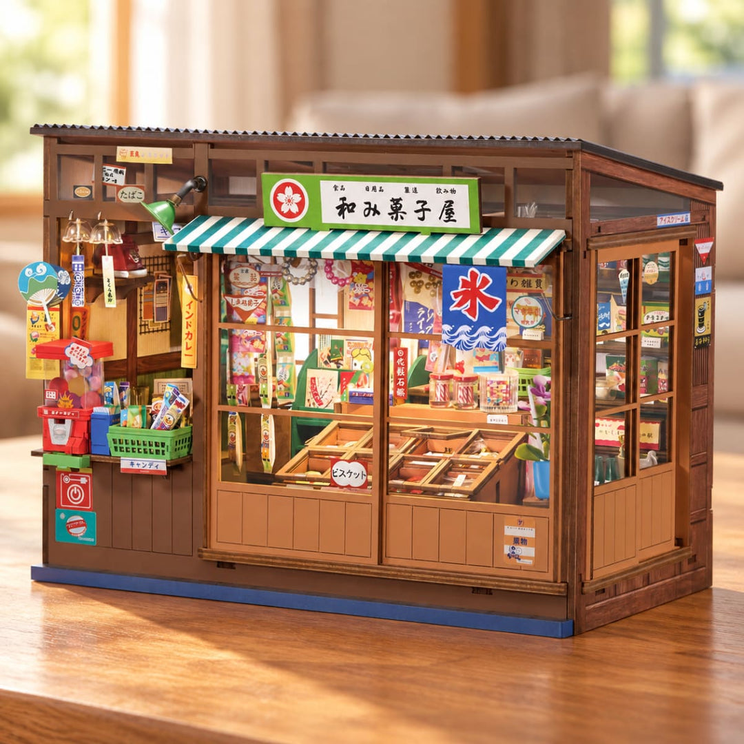 L'Échoppe aux Douceurs d'Antan - La Maquette en Bois®