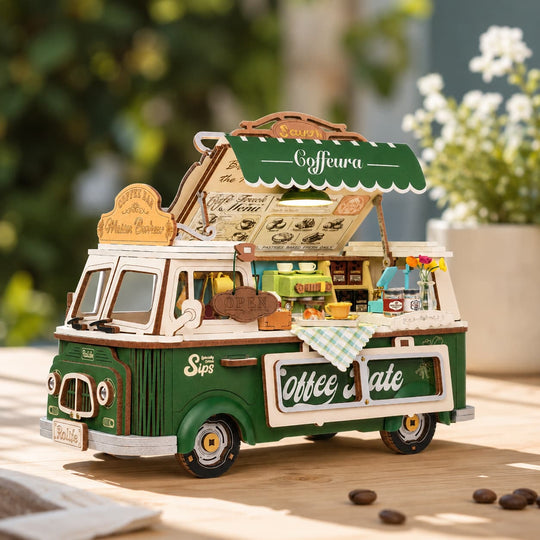 Camion Café Nomade - La Maquette en Bois®