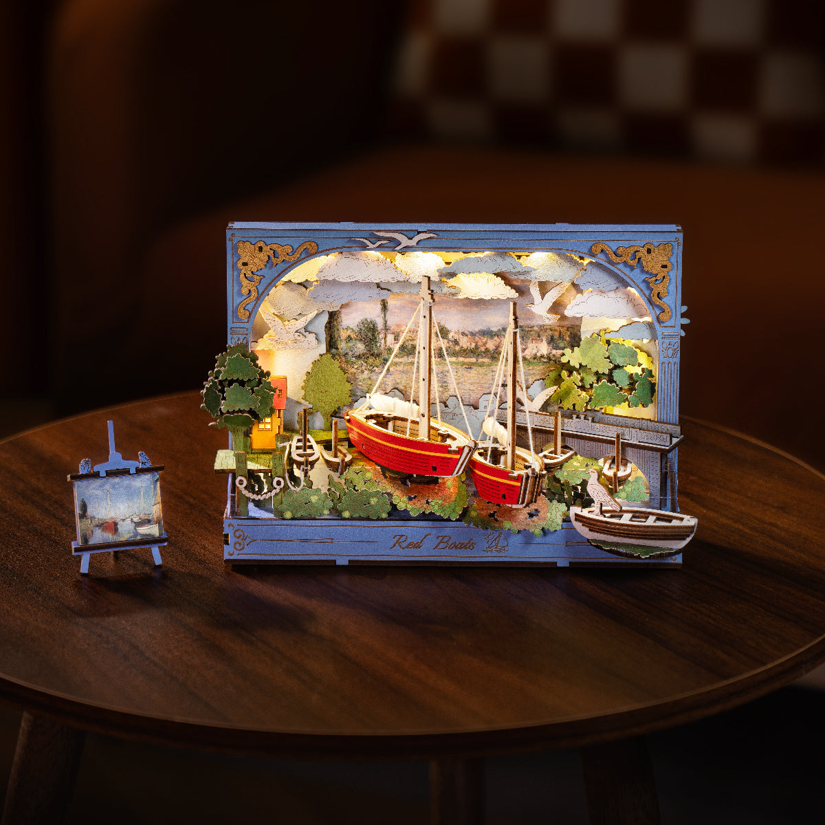 L'Escale aux Barques Écarlates - La Maquette en Bois®