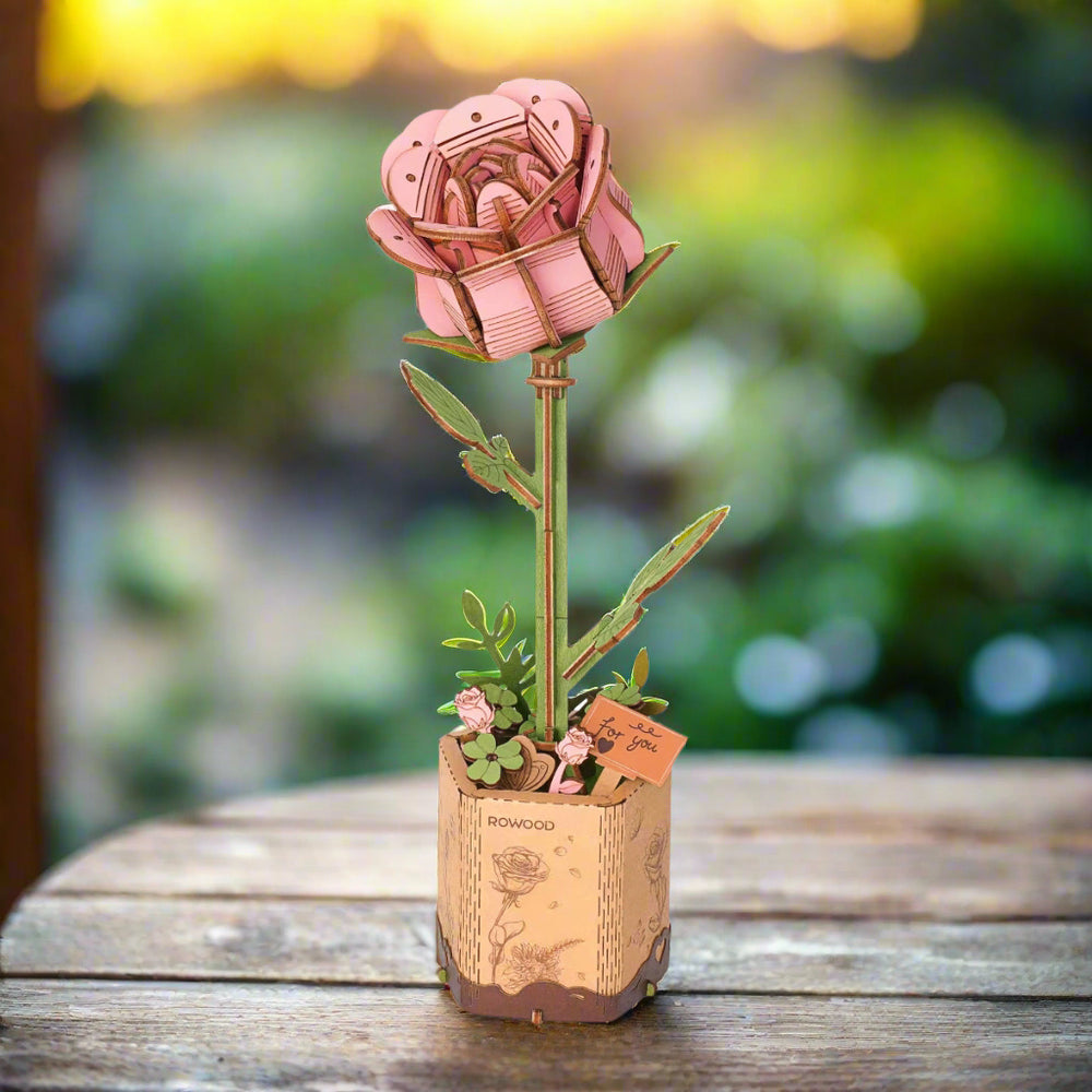 Rose Romantique - La Maquette en Bois®
