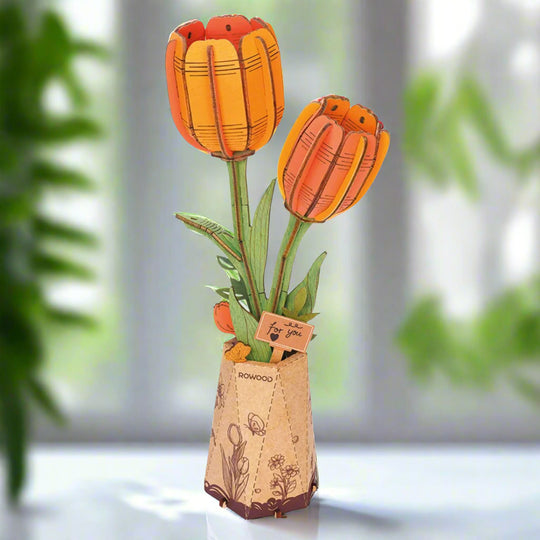 Tulipes de l'Aube - La Maquette en Bois®