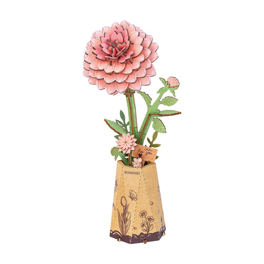 Le Dahlia Poudré - La Maquette en Bois®