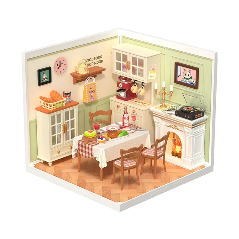 Soirée Gourmande Miniature - La Maquette en Bois®