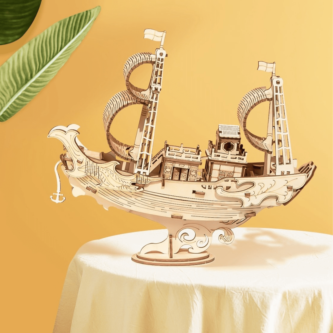Le Bateau Japonais - La Maquette en Bois® - La Maquette en Bois