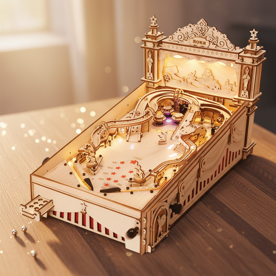 Le Grand Flipper Magique - La Maquette en Bois®