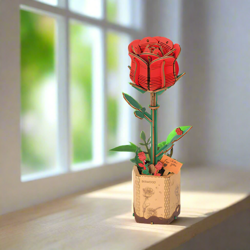 Rose du Cœur - La Maquette en Bois®