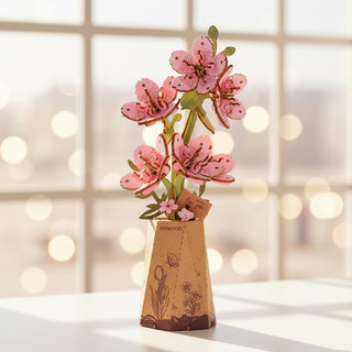 Fleurs de Sakura Éternelles - La Maquette en Bois®
