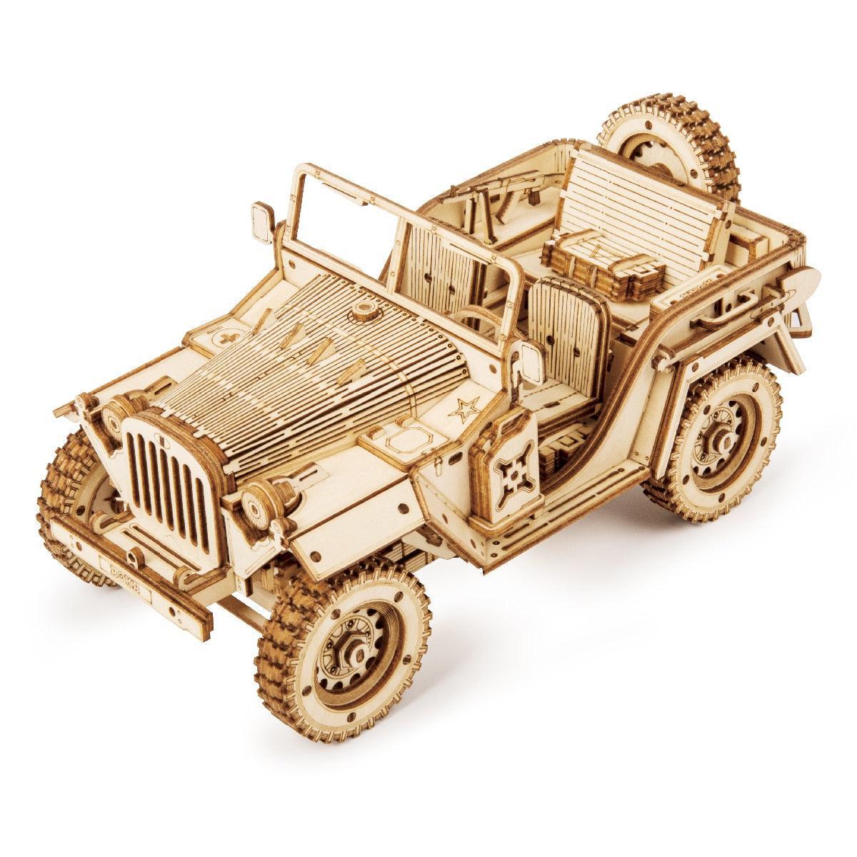 La Jeep 4x4 - La Maquette en Bois® - La Maquette en Bois