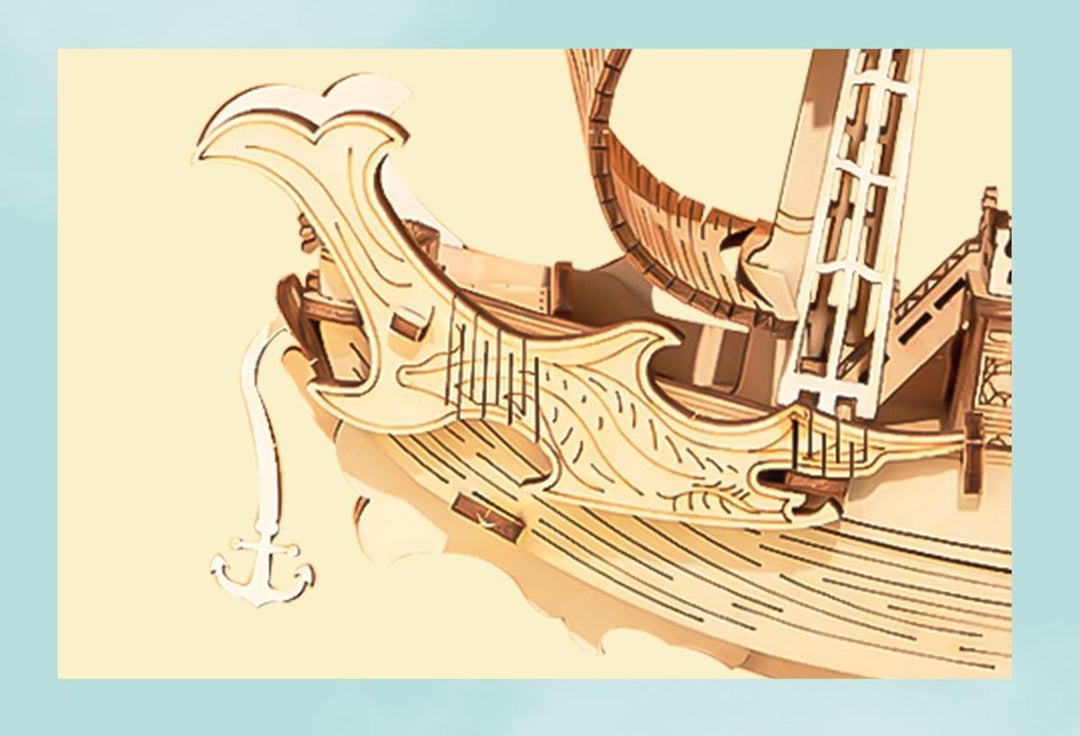 Le Bateau Japonais - La Maquette en Bois® - La Maquette en Bois