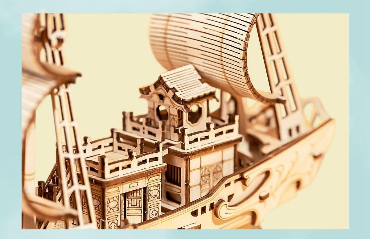 Le Bateau Japonais - La Maquette en Bois® - La Maquette en Bois