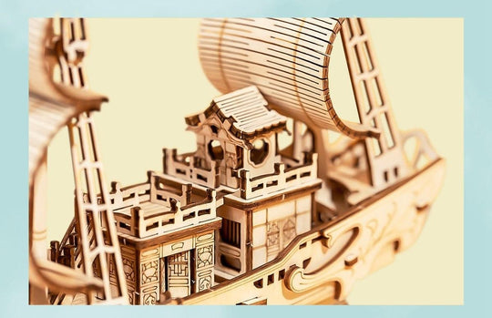 Le Bateau Japonais - La Maquette en Bois® - La Maquette en Bois